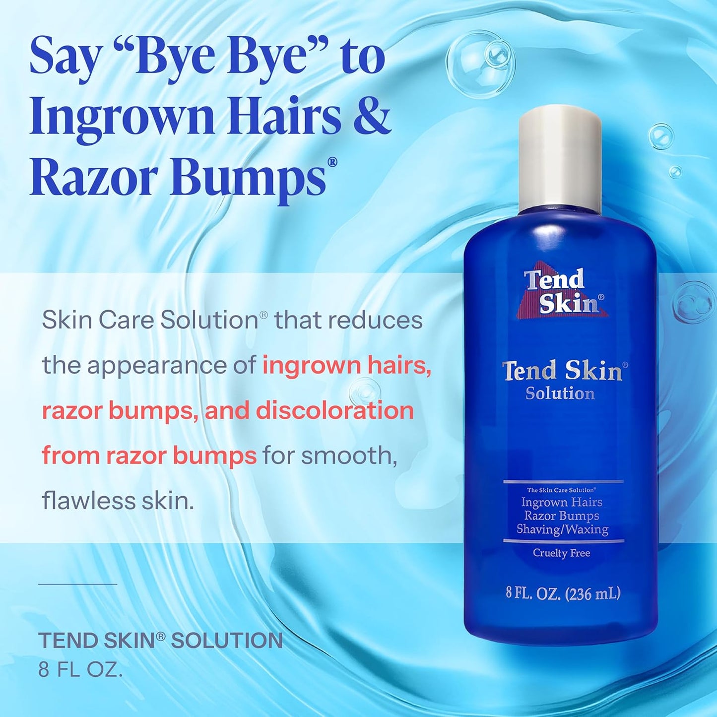 "Say Goodbye to Razor Bumps and Ingrown Hair with Our Skin Care Miracle, 8 Fl Oz Bottle"